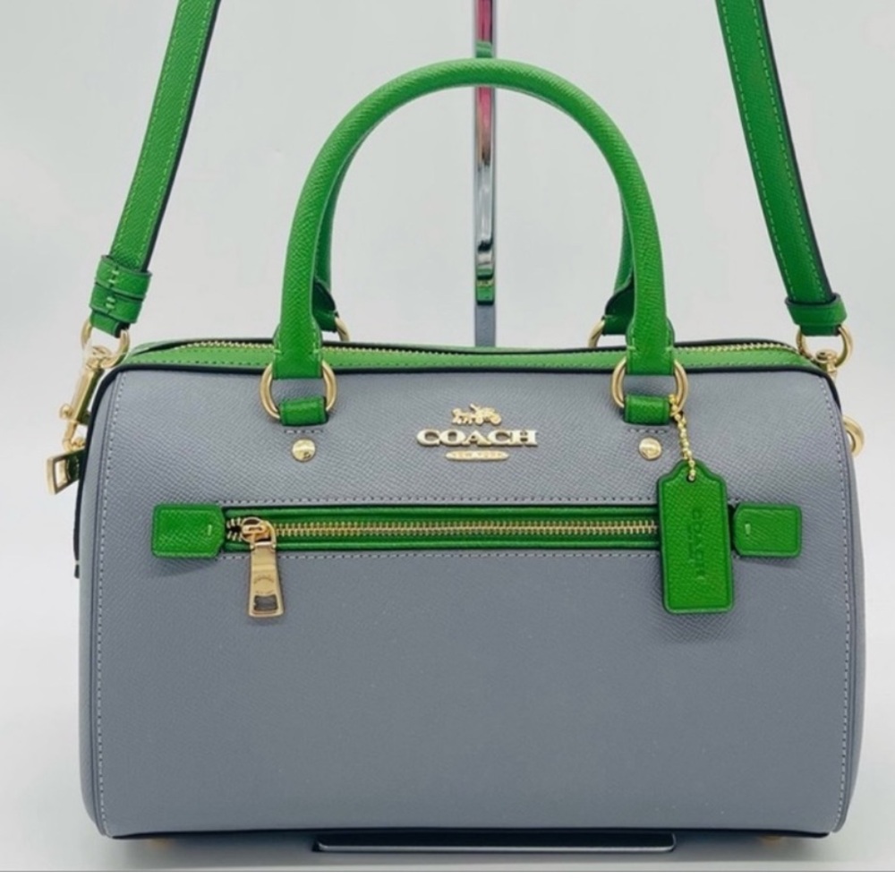 Coach Rowan Satchel Crossbody In Colorblock - Picture 3 of 12